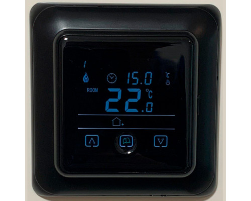 WarmLife BW black, сенсорный программируемый терморегулятор для теплого пола в KatalogObogreva.ru