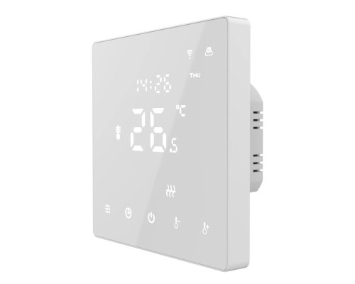 Warmlife SNOW White, сенсорный программируемый терморегулятор для теплого пола в KatalogObogreva.ru