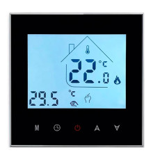 Warmlife X1S.113 Black, сенсорный программируемый терморегулятор для теплого пола