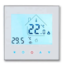 Warmlife X1S.113 White, сенсорный программируемый терморегулятор для теплого пола