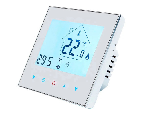 Warmlife X1S.113 White, сенсорный программируемый терморегулятор для теплого пола в KatalogObogreva.ru