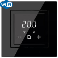 X4.44 Wi-Fi Black, сенсорный программируемый терморегулятор для теплого пола