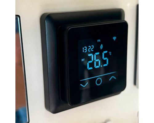 X1S.116 Wi-Fi Black, сенсорный программируемый терморегулятор для теплого пола в KatalogObogreva.ru