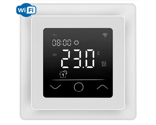 X1S.116 Wi-Fi White, сенсорный программируемый терморегулятор для теплого пола в KatalogObogreva.ru