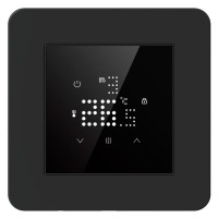 X1S.530WE Black, сенсорный программируемый терморегулятор для теплого пола