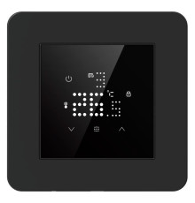X1S.530WE Black, сенсорный программируемый терморегулятор для теплого пола