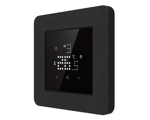 X1S.530WE Black, сенсорный программируемый терморегулятор для теплого пола в KatalogObogreva.ru