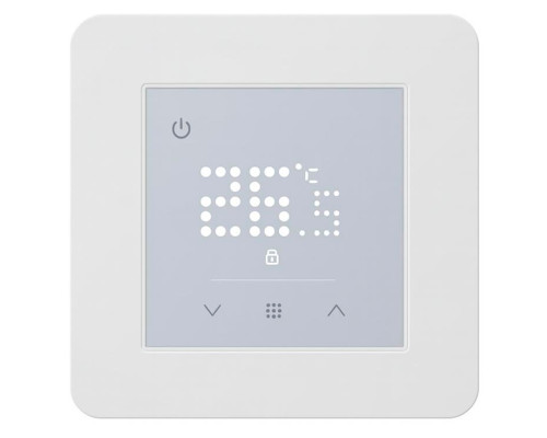 X1S.530WE White, сенсорный программируемый терморегулятор для теплого пола в KatalogObogreva.ru