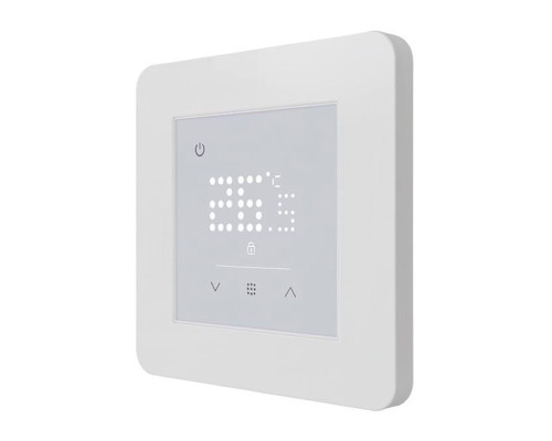 X1S.530WE White, сенсорный программируемый терморегулятор для теплого пола в KatalogObogreva.ru
