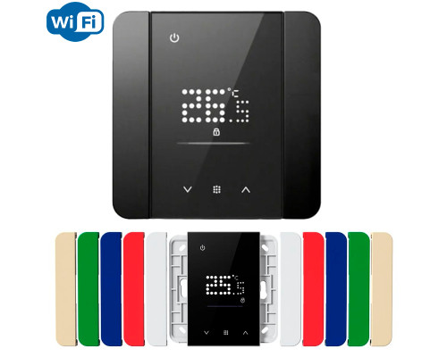 X1S.531 Wi-Fi Black, сенсорный программируемый терморегулятор для теплого пола в KatalogObogreva.ru