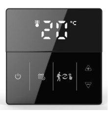 X1S.609 Black, сенсорный программируемый терморегулятор для теплого пола