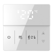 X1S.609 White, сенсорный программируемый терморегулятор для теплого пола