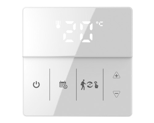 X1S.609 White, сенсорный программируемый терморегулятор для теплого пола в KatalogObogreva.ru