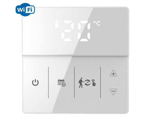 X1S.609 Wi-Fi White, сенсорный программируемый терморегулятор для теплого пола в KatalogObogreva.ru