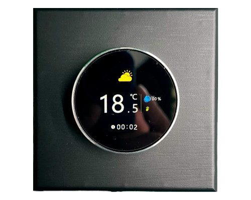 X1S.7000 Wi-Fi Black, сенсорный программируемый терморегулятор для теплого пола в KatalogObogreva.ru