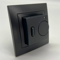 OEM F21 Black (аналог X2.730), механический терморегулятор для теплого пола