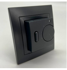 OEM F21 Black (аналог X2.730), механический терморегулятор для теплого пола