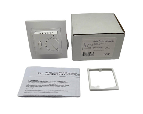OEM F21 White (аналог X2.730), механический терморегулятор для теплого пола в KatalogObogreva.ru