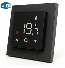 X1S.F23 Wi-Fi Black, сенсорный программируемый терморегулятор для теплого пола