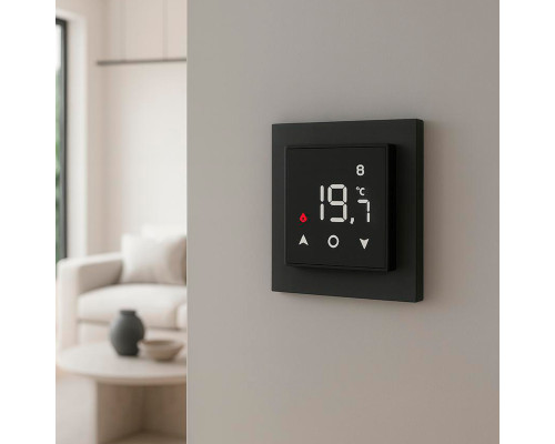X1S.F23 Wi-Fi Black, сенсорный программируемый терморегулятор для теплого пола в KatalogObogreva.ru