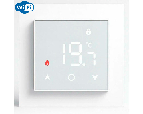 X1S.F23 Wi-Fi White, сенсорный программируемый терморегулятор для теплого пола в KatalogObogreva.ru