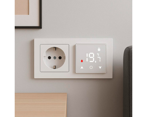 X1S.F23 Wi-Fi White, сенсорный программируемый терморегулятор для теплого пола в KatalogObogreva.ru