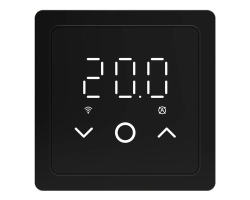 X1S.S29 Wi-Fi Black, сенсорный программируемый терморегулятор для теплого пола в KatalogObogreva.ru