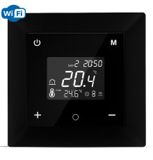 X1S.F50 Wi-Fi Black, сенсорный программируемый терморегулятор для теплого пола