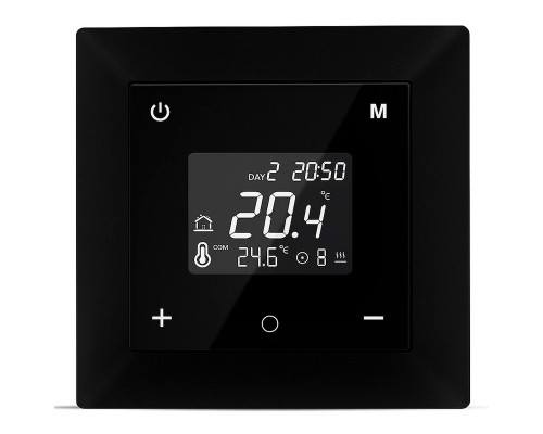 X1S.F50 Wi-Fi Black, сенсорный программируемый терморегулятор для теплого пола в KatalogObogreva.ru