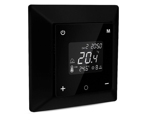 X1S.F50 Wi-Fi Black, сенсорный программируемый терморегулятор для теплого пола в KatalogObogreva.ru