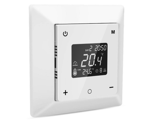 X1S.F50 Wi-Fi White, сенсорный программируемый терморегулятор для теплого пола в KatalogObogreva.ru