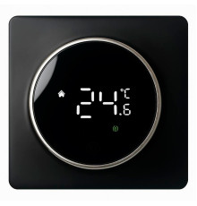 X1S.LUX007 Black, сенсорный программируемый терморегулятор для теплого пола