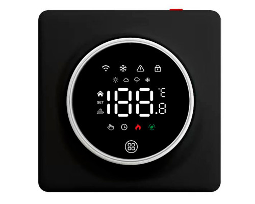 X1S.LUX007 Wi-Fi Black, сенсорный программируемый терморегулятор для теплого пола в KatalogObogreva.ru