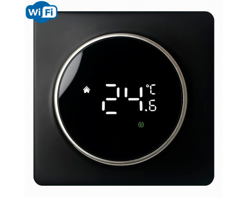 X1S.LUX007 Wi-Fi Black, сенсорный программируемый терморегулятор для теплого пола в KatalogObogreva.ru