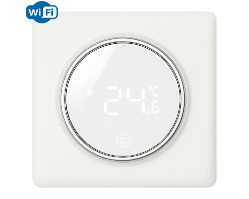 X1S.LUX007 Wi-Fi White, сенсорный программируемый терморегулятор для теплого пола в KatalogObogreva.ru