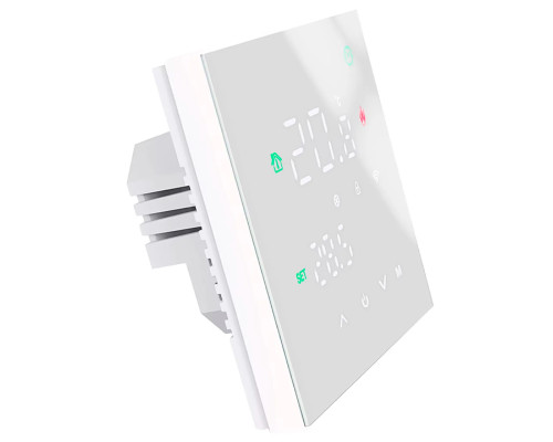 X1S.WL ver3.0 Wi-Fi White (old), сенсорный программируемый терморегулятор для теплого пола в KatalogObogreva.ru