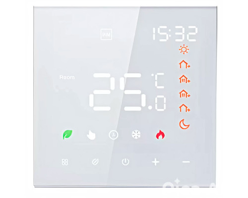 X1S.WL ver3.0 Wi-Fi White, сенсорный программируемый терморегулятор для теплого пола в KatalogObogreva.ru