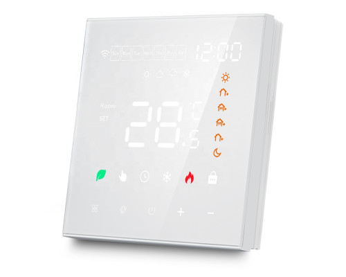 X1S.WL ver3.0 Wi-Fi White, сенсорный программируемый терморегулятор для теплого пола в KatalogObogreva.ru
