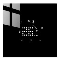 X1S.WL ver4.0 Black, сенсорный программируемый терморегулятор для теплого пола