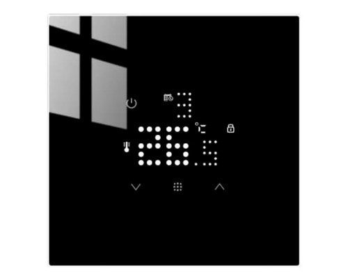 X1S.WL ver4.0 Black, сенсорный программируемый терморегулятор для теплого пола в KatalogObogreva.ru