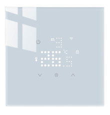 X1S.WL ver4.0 White, сенсорный программируемый терморегулятор для теплого пола