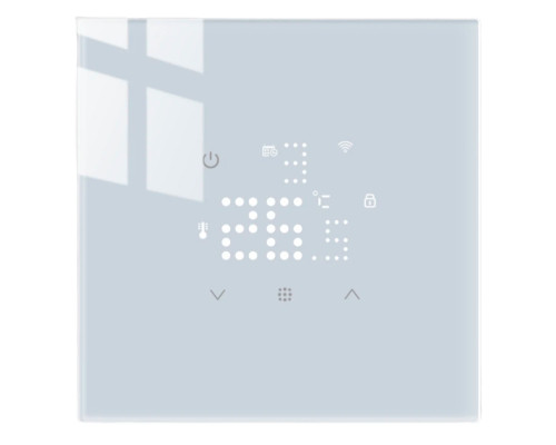 X1S.WL ver4.0 White, сенсорный программируемый терморегулятор для теплого пола в KatalogObogreva.ru